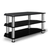 Artiss TV Stand Entertainment Unit Media Cabinet Temptered Glass 3 Tiers Deals499