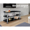 Artiss TV Stand Entertainment Unit Media Cabinet Temptered Glass 3 Tiers Deals499