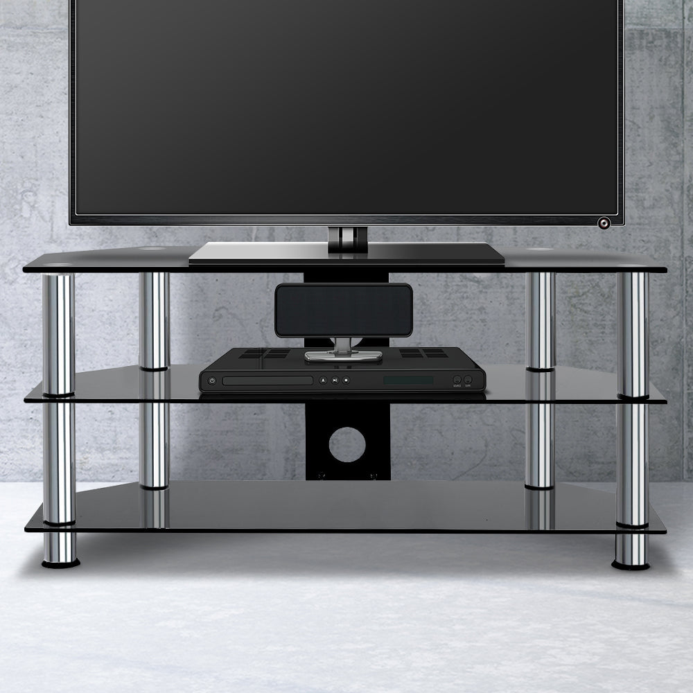 Artiss TV Stand Entertainment Unit Media Cabinet Temptered Glass 3 Tiers Deals499