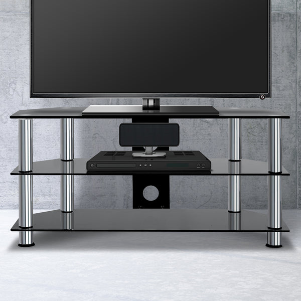 Artiss TV Stand Entertainment Unit Media Cabinet Temptered Glass 3 Tiers Deals499