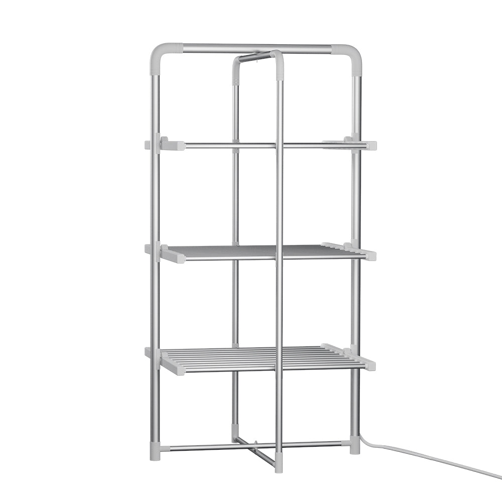 Devanti Electric Heated Towel Clothes Rail Rack Airer Dryer Warmer Stand 300W from Deals499 at Deals499