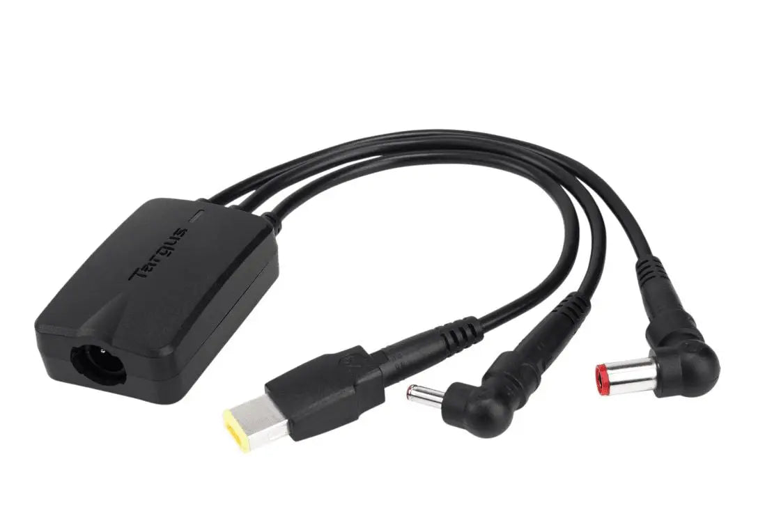 Targus 3-Way Active DC Charging Cable - Accommodates up to 3 different Power Tips/SecureFix clips for Semi-Permanent Bonding to the DC cable TARGUS