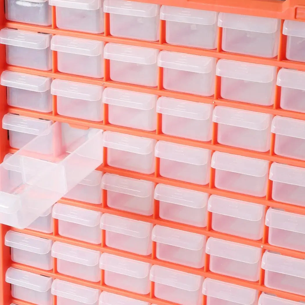 Tool Storage Cabinet Organiser Drawer Bins Toolbox Part Chest Divider 60 Drawers Deals499