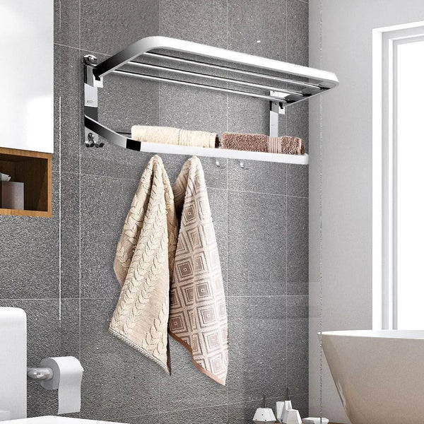Towel Rail Rack Racks Ladder Shelf Bar Stainless Steel Wall Mounted Bathroom Deals499