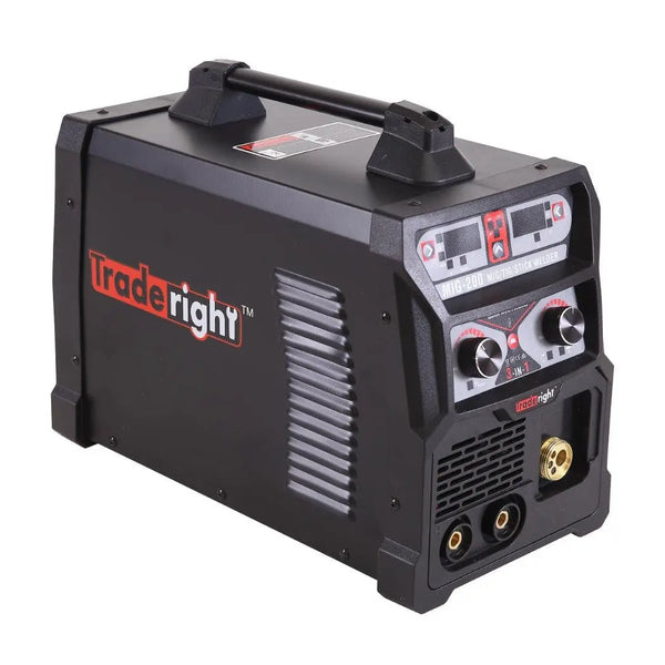 Traderight 200Amp Welder MIG ARC MAG Welding Machine Gas / Gasless Portable Deals499