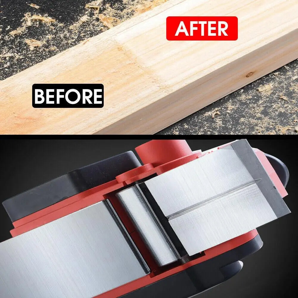 Traderight 710W Electric Wood Planer Door Plane Hand Held Woodworking Blade Only Deals499