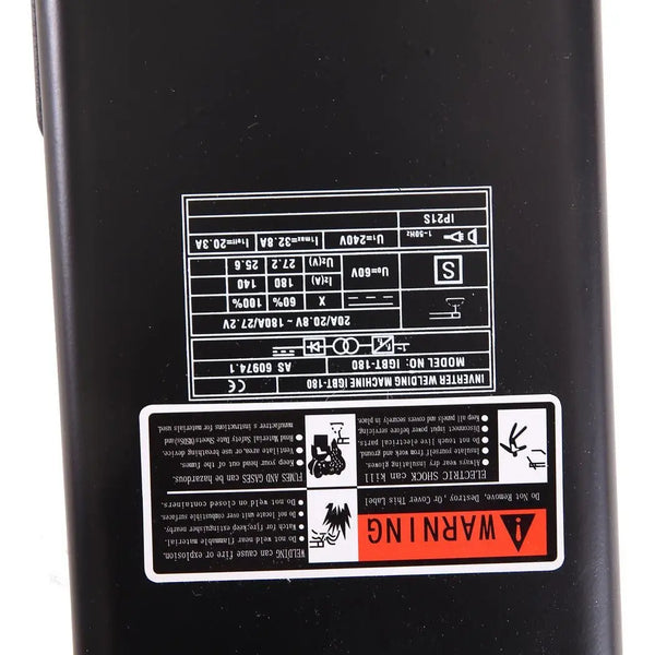 Traderight MMA 180Amp Welder DC iGBT Inverter ARC Welding Machine Stick Portable Deals499