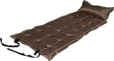 Trailblazer 21-Points Self-Inflatable Satin Air Mattress With Pillow - BROWN Deals499
