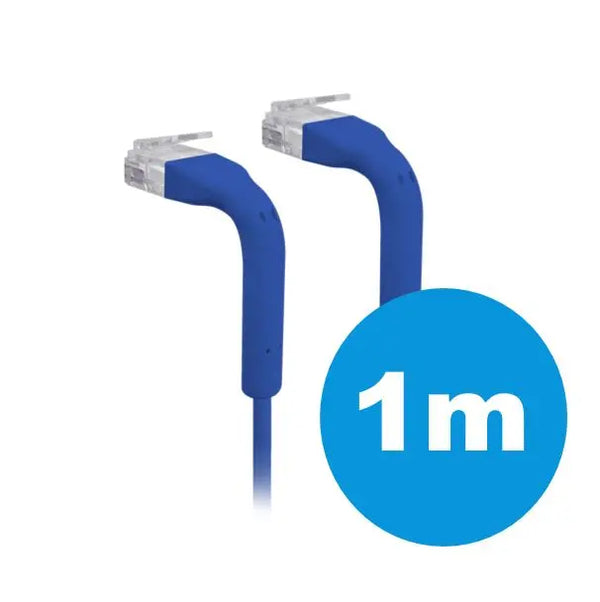UBIQUITI patch cable with both end bendable RJ45 1m - Blue UBIQUITI