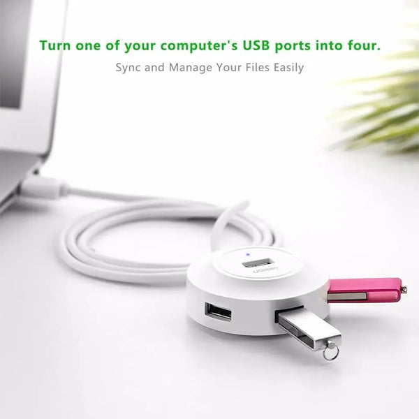UGREEN 20270 USB 2.0 4-Port Hub White Deals499