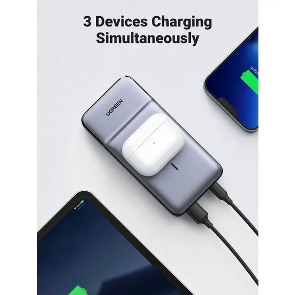 UGREEN 40826 Power Bank 10000mAh 20W Power Delivery Quick Charge 7.5W Magnetic Wireless Charger Deals499