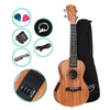 ALPHA 23 Inch Concert Ukulele Electric Mahogany Ukeleles Uke Hawaii Guitar with EQ Deals499