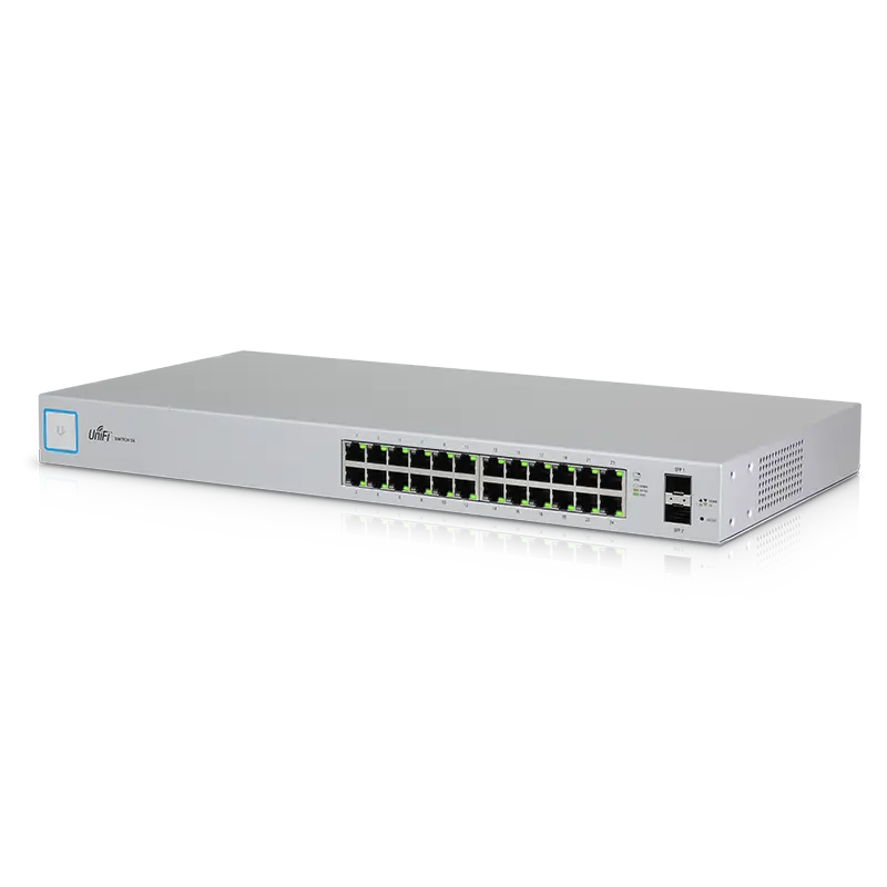 Ubiquiti UniFi Switch, 24-Port Gigabit Managed switch with 2 SFP Slots Deals499