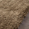 Ultra Soft Anti Slip Rectangle Plush Shaggy Floor Rug Carpet in Taupe 90x150cm Deals499