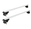 Universal Car Roof Rack 1360mm Cross Bars Aluminium Silver Adjustable Car 90kgs load Carrier Deals499