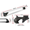 Universal Car Roof Rack 1360mm Cross Bars Aluminium Silver Adjustable Car 90kgs load Carrier Deals499