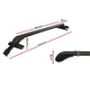 Universal Car Roof Rack Cross Bars 90cm Aluminium Adjustable Lockable 75kg Clamps Deals499
