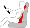Purple Memory Foam Lumbar Back & Neck Pillow Support Back Cushion Office Car Seat Deals499