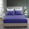 Royal Comfort 2000TC 3 Piece Fitted Sheet and Pillowcase Set Bamboo Cooling - Queen - Royal Blue from Deals499 at Deals499
