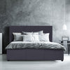 Milano Luxury Gas Lift Bed Frame Base And Headboard With Storage All Sizes Charcoal King Deals499
