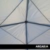 Arcadia Furniture Gazebo 3 x Metre Canopy Navy Portable Pop Up Outdoor Beach Deals499