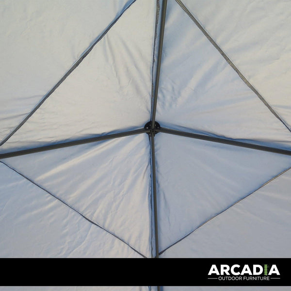 Arcadia Furniture Gazebo 3 x Metre Canopy Navy Portable Pop Up Outdoor Beach Deals499