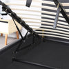 Milano Luxury Gas Lift Bed Frame And Headboard King Black Deals499