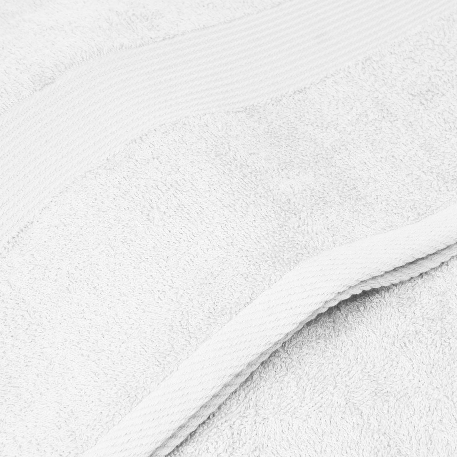 Royal Comfort 4 Piece Cotton Bamboo Towel Set 450GSM Luxurious Absorbent Plush White Deals499