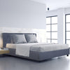 Milano Capri Luxury Gas Lift Bed Frame Base And Headboard With Storage All Sizes Charcoal Single Deals499