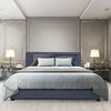 Milano Capri Luxury Gas Lift Bed Frame Base And Headboard With Storage All Sizes Charcoal Single Deals499