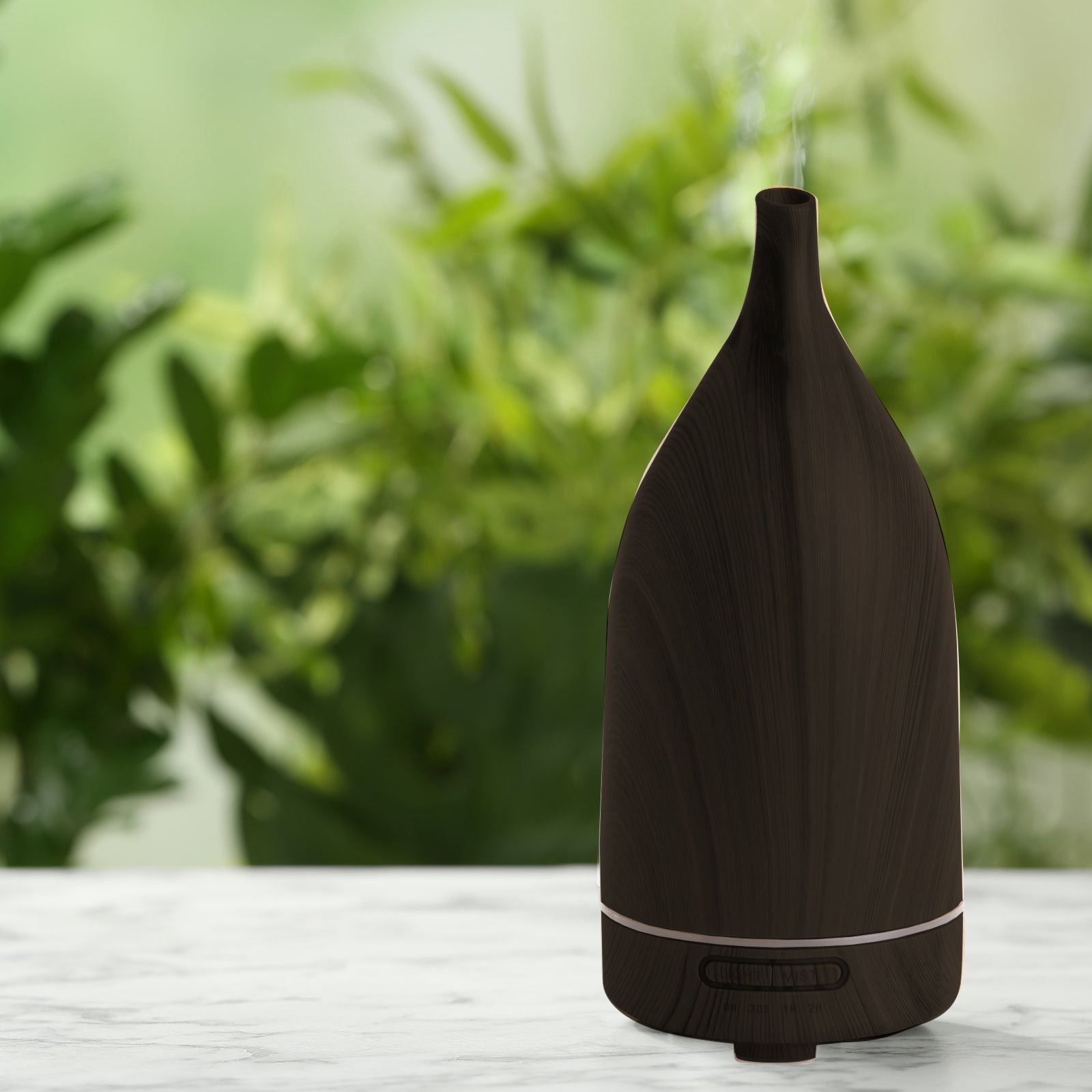Milano Decor Aroma Diffuser 100ml Ultrasonic Humidifier Purifier And 3 Pack Oils - Dark Wood Deals499