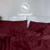 Royal Comfort Vintage Washed 100% Cotton Sheet Set Fitted Flat Sheet Pillowcases Queen Mulled Wine Deals499