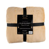 Royal Comfort Plush Blanket Throw Warm Soft Super Soft Large 220cm x 240cm Camel Deals499