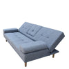 Casa Decor Mendoza 2 in 1 Sofa Bed Couch Grey Pull Down Cupholder 3 Seats Futon Deals499