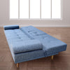 Casa Decor Mendoza 2 in 1 Sofa Bed Couch Grey Pull Down Cupholder 3 Seats Futon Deals499
