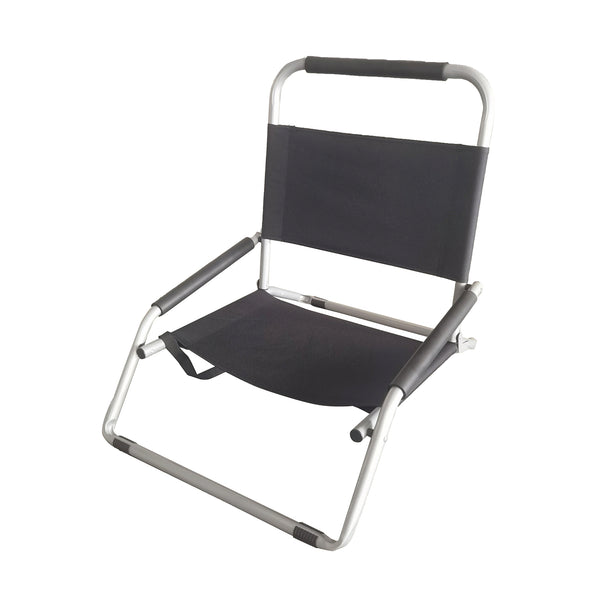 Havana Outdoors Beach Chair 2 Pack Folding Portable Summer Camping Outdoors - Black Deals499