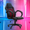 Milano Adjustable Ergonomic Racing Chair Computer Executive Chair Red Black Deals499
