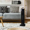 Pursonic Electric Ceramic Tower Heater Portable Oscillating Remote Control - Black Deals499
