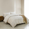 Royal Comfort Striped Flax Linen Blend Quilt Cover Set Soft Touch Bedding - King - Beige from Deals499 at Deals499