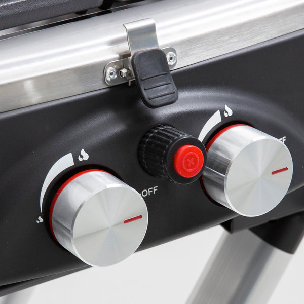 Havana Outdoors BBQ Mate Premium Portable Gas Grill LPG Twin Grill Outdoor Black Deals499