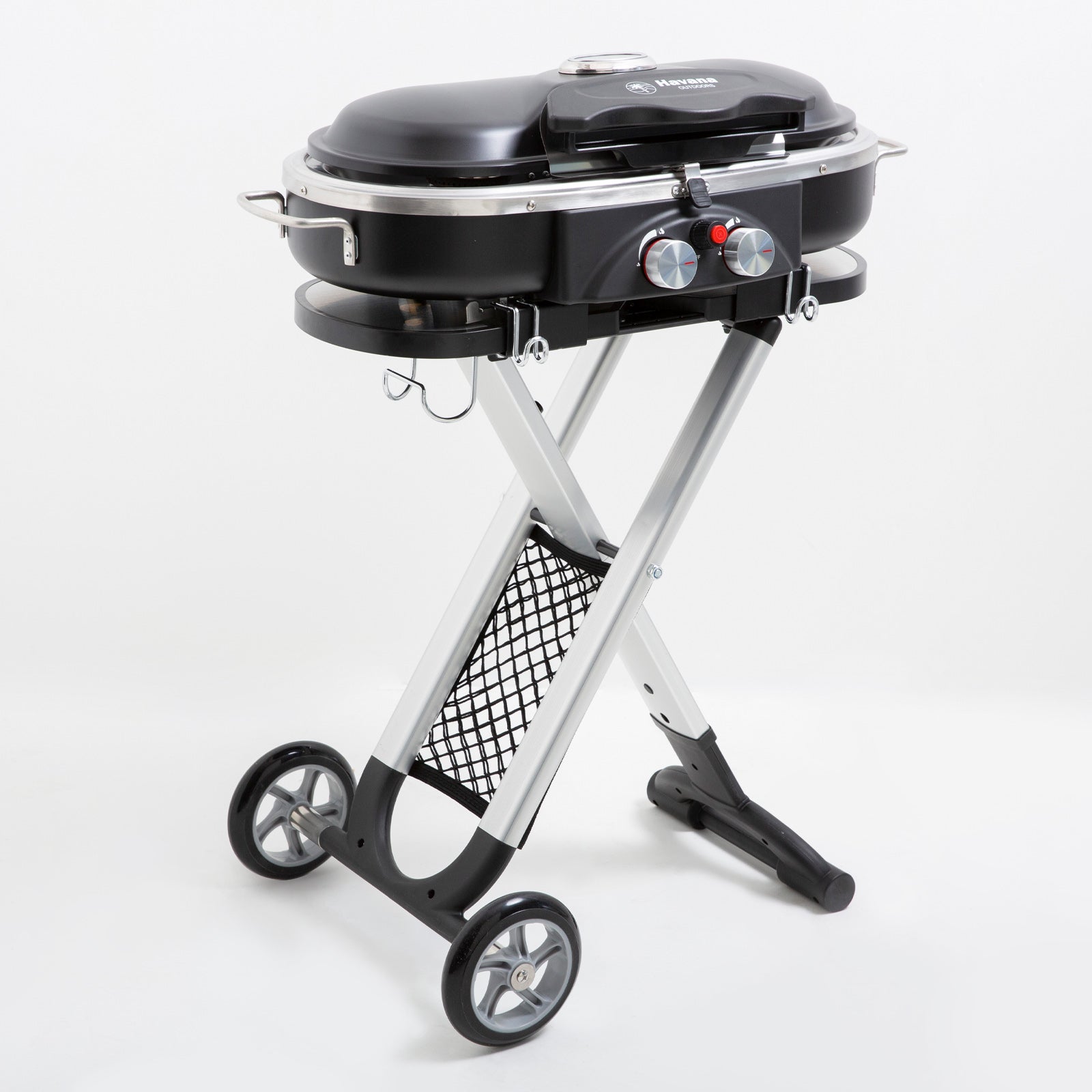Havana Outdoors BBQ Mate Premium Portable Gas Grill LPG Twin Grill Outdoor Black Deals499