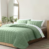 Royal Comfort Coverlet Set Bedspread Soft Touch Easy Care Breathable 3 Piece Set - Queen - Sage from Deals499 at Deals499