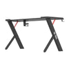 Dyskord Gaming Table Desk Office Desktop Steel LED RGB Lighting Deals499