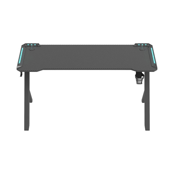 Dyskord Gaming Table Desk Office Desktop Steel LED RGB Lighting Deals499
