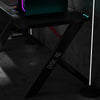 Dyskord Gaming Table Desk Office Desktop Steel LED RGB Lighting Deals499