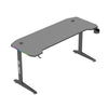 Dyskord Adjustable Gaming Table Desk Office Desktop Steel LED RGB Lighting Deals499