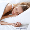 Royal Comfort Luxury Duck Feather & Down Pillow Twin Pack Home Set 50 x 75 cm White Deals499