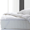 Royal Comfort Fitted Foam Cover Underlay Goose Mattress Topper 1000GSM Queen White Deals499