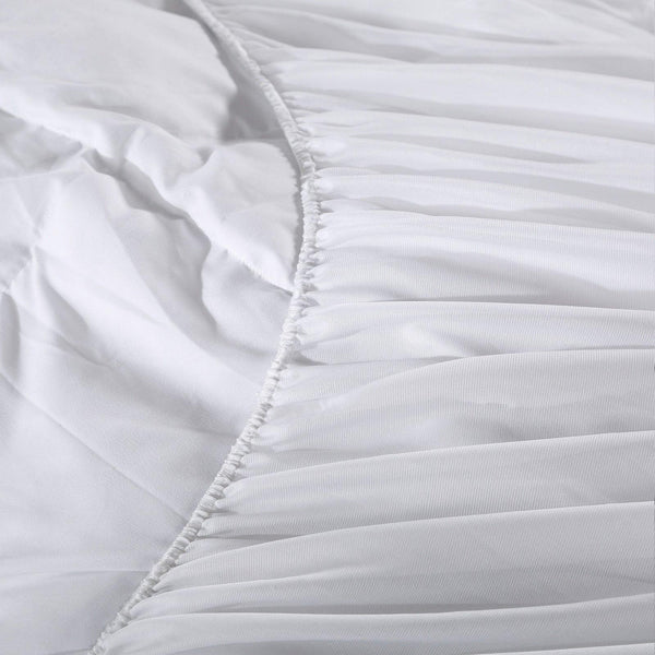 Royal Comfort 1000GSM Luxury Bamboo Fabric Gusset Mattress Pad Topper Cover Queen White Deals499