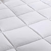 Royal Comfort 1000GSM Memory Mattress Topper Cover Protector Underlay Single White Deals499